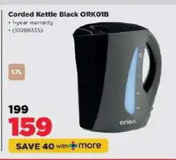HiFi Corp Corded Kettle Black ORK01B offer