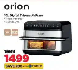 HiFi Corp orion 10L Digital Trizone AirFryer offer