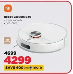 HiFi Corp Robot Vacuum S40 offer