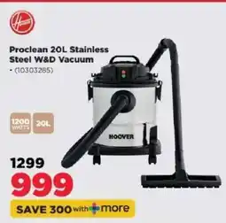 HiFi Corp Proclean 20L Stainless Steel W&D Vacuum offer