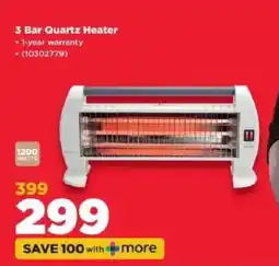 HiFi Corp 3 Bar Quartz Heater offer