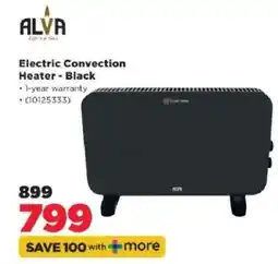 HiFi Corp Electric Convection Heater - Black offer