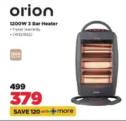 HiFi Corp orion 1200W 3 Bar Heater offer