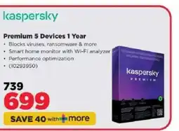 HiFi Corp Kaspersky Premium 5 Devices 1 Year offer