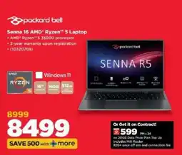 HiFi Corp Packard Bell Senna 16 AMD Ryzen 5 Laptop offer
