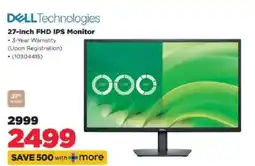 HiFi Corp Dell 27-inch FHD IPS Monitor offer