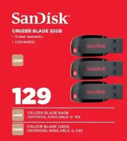 HiFi Corp SanDisk Cruzer Blade 32GB offer
