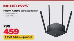 HiFi Corp MERCUSYS MR60X AX1500 Wireless Router offer