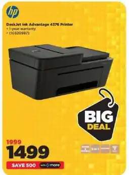 HiFi Corp DeskJet Ink Advantage 4376 Printer offer