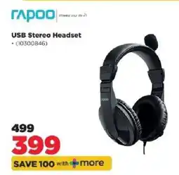 HiFi Corp Rapoo USB Stereo Headset offer