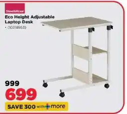 HiFi Corp Steel&Rose Eco Height Adjustable Laptop Desk offer