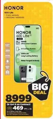 HiFi Corp HONOR 600 Lite offer