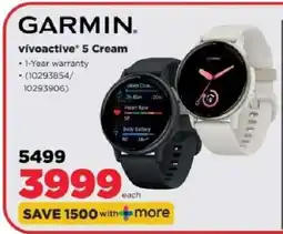 HiFi Corp GARMIN vívoactive 5 Cream offer