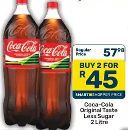 Pick n Pay Coca-Cola Original Taste Less Sugar offer