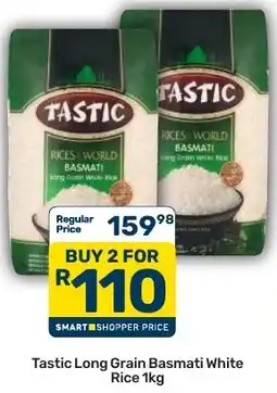 Pick n Pay Tastic Long Grain Basmati White Rice offer
