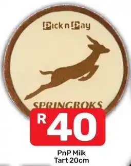 Pick n Pay PnP Milk Tart offer