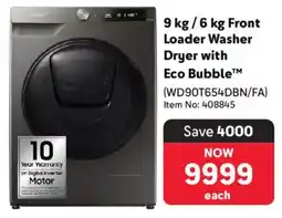 Makro Samsung Front Loader Washer Dryer with Eco Bubble offer