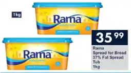 President Hyper Rama Spread for Bread 37% Fat Spread Tub offer