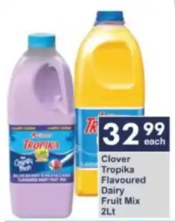 President Hyper Clover Tropika Flavoured Dairy Fruit Mix offer