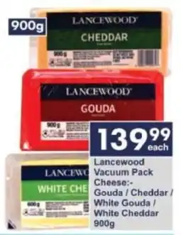 President Hyper Lancewood Vacuum Pack Cheese Gouda/ Cheddar/ White Gouda/ White Cheddar offer