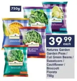 President Hyper Natures Garden Garden Peas/ Cut Green Beans/ Sweetcorn/ Cauliflower/ Broccoli Florets offer