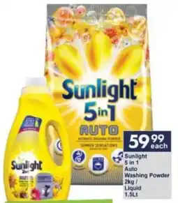 President Hyper Sunlight 5 in 1 Auto Washing Powder/ Liquid offer