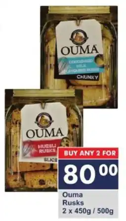 President Hyper Ouma Rusks offer