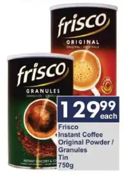 President Hyper Frisco Instant Coffee Original Powder/ Granules Tin offer