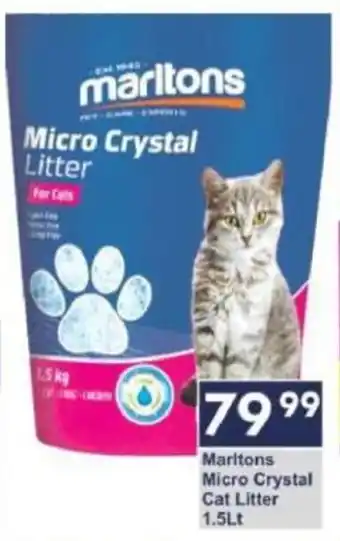 President Hyper Marltons Micro Crystal Cat Litter offer