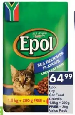 President Hyper Epol Dry Cat Food Chunks offer