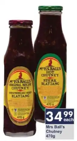 President Hyper Mrs Ball's Chutney offer