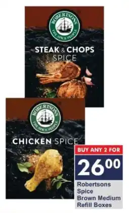 President Hyper Robertsons Spice Brown Medium Refill Boxes offer