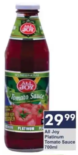 President Hyper All Joy Platinum Tomato Sauce offer