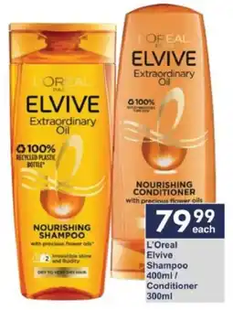 President Hyper L'Oreal Elvive Shampoo/ Conditioner offer