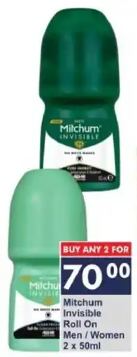 President Hyper Mitchum Invisible Roll On Men/ Women offer