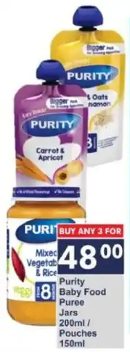 President Hyper Purity Baby Food Puree Jars/ Pouches offer