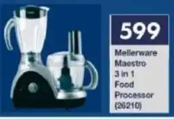 President Hyper Mellerware Maestro 3 in 1 Food Processor offer
