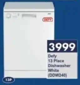 President Hyper Defy 13 Place Dishwasher White offer