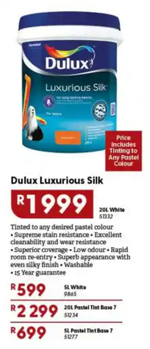 Brights Hardware Dulux Luxurious Silk offer