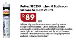 Brights Hardware Pattex SF525 Kitchen & Bathroom Silicone Sealant offer