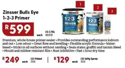 Brights Hardware Zinsser Bulls Eye 1-2-3 Primer offer