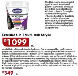 Brights Hardware Excelsior 6-in-1 Multi-task Acrylic offer