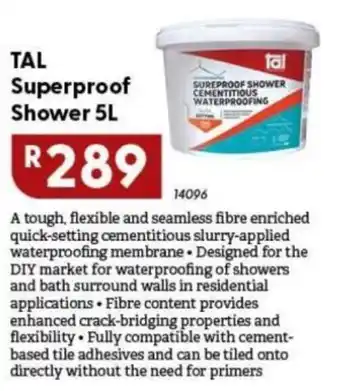 TAL Superproof Shower