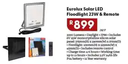 Brights Hardware Eurolux Solar LED Floodlight 23W & Remote offer