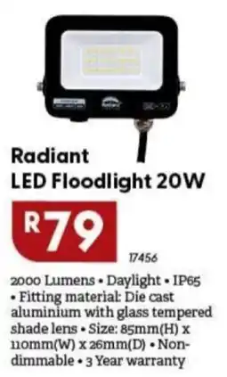 Brights Hardware Radiant LED Floodlight 20W offer