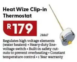 Brights Hardware Heat Wize Clip-in Thermostat offer