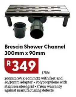 Brights Hardware Brescia Shower Channel offer