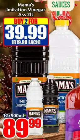 Three Star Cash and Carry Mama's Imitation Vinegar offer
