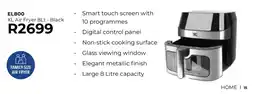 Table Charm Direct TC XL Air Fryer Black offer