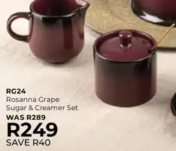 Table Charm Direct TC Rosanna Grape Sugar & Creamer Set offer